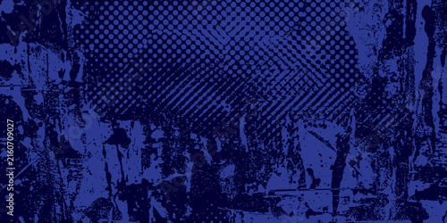 Dark blue color grunge bacground best art comics sport style pop art simple