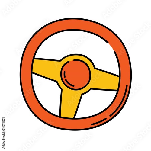Steering Wheel Handrawn icon animation with minimal, smooth transitions, and simple. No background. Alpha Channel