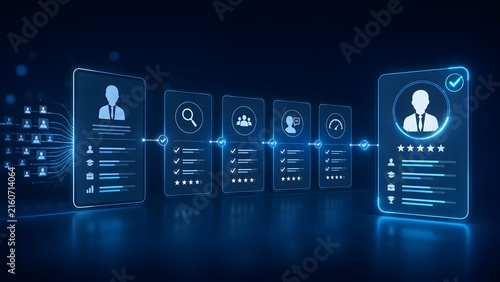 Digital HR Recruitment Funnel And Automated Candidate Screening System