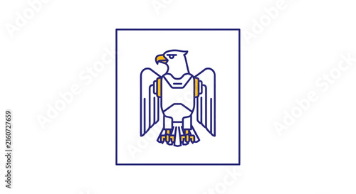 blue eagle logo symbol