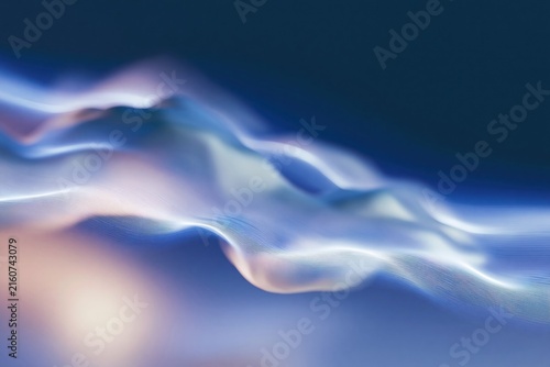 Deep navy gradient background with luminous mint and electric blue currents, featuring a soft glowing texture for fintech and business presentations
