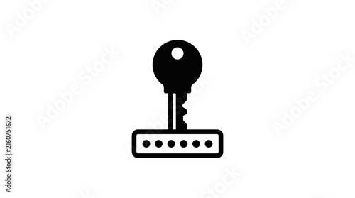 Key in Lock Icon