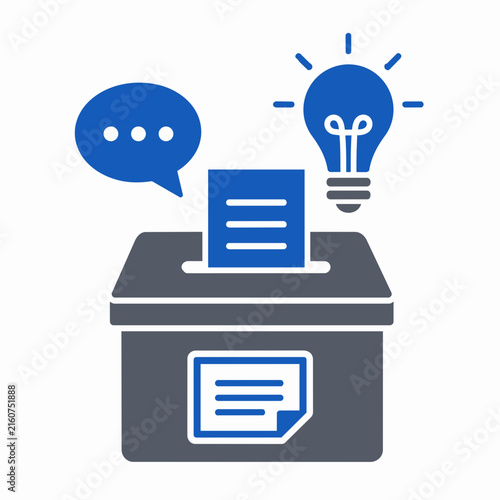 Businesswoman Using Printer with Documents and Light Bulb Idea