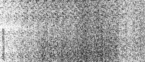 Photography Dense black grunge speckle texture on white background with heavy distressed par