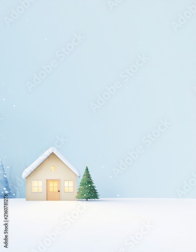 雪の家