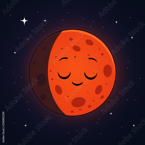 illustration of a lunar eclipse
