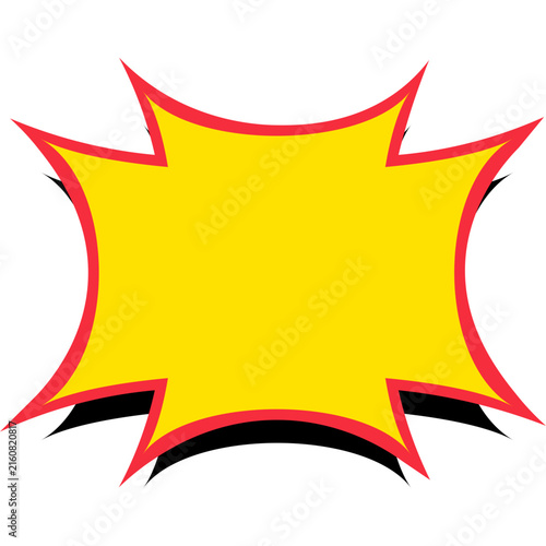 Cartoon Explosion Shape