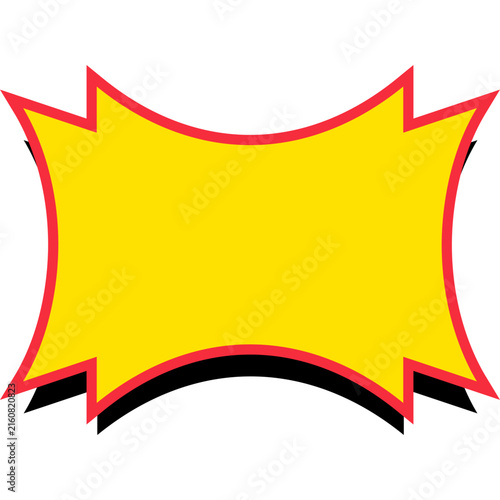 Cartoon Explosion Shape