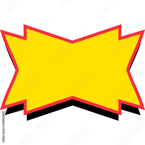 Cartoon Explosion Shape