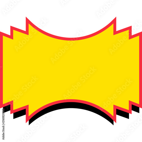 Cartoon Explosion Shape