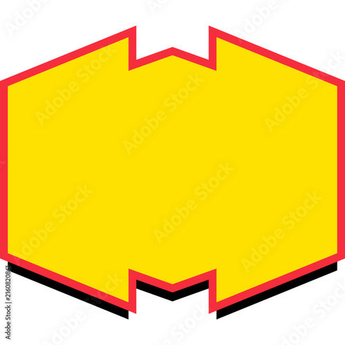 Cartoon Explosion Shape
