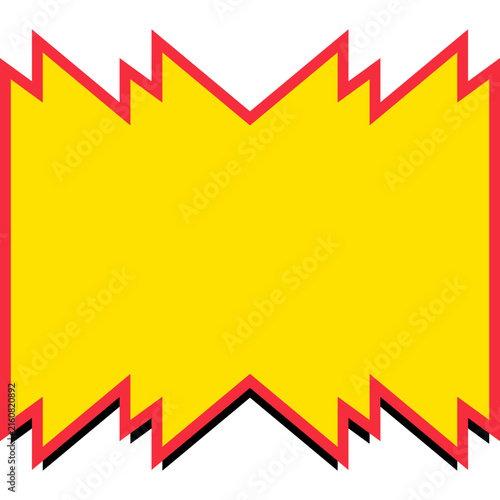 Cartoon Explosion Shape