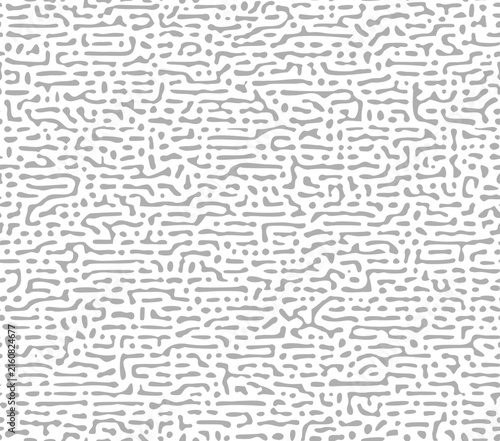 Turing pattern seamless vector background. Abstract organic maze texture.