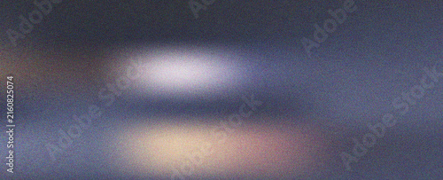 Cuadro en lienzo Ethereal dark blue abstract gradient with soft glowing light and heavy film grai