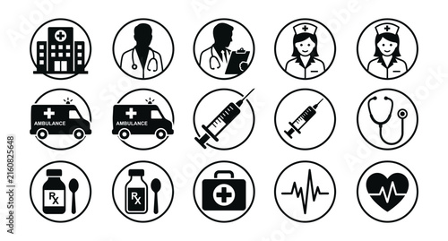 Medical Healthcare Icons Collection