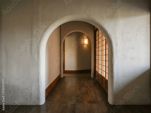 arch hallway corridor