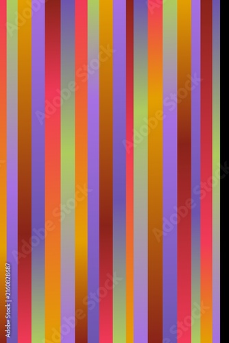 Vibrant vertical stripes pattern features warm orange purple and red gradients for digital wallpaper and background design.