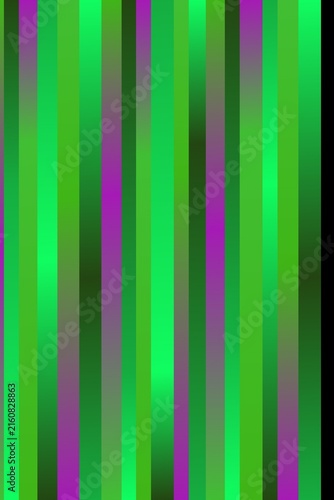 Bright neon green and violet vertical gradient stripes background for vibrant digital art and graphic design projects.
