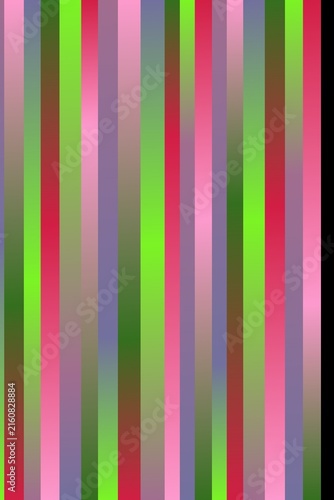 Pastel pink and bright green vertical stripes background featuring soft color gradients for trendy digital design layouts.