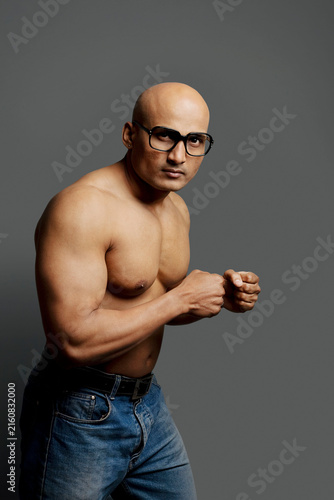Portrait of a muscular man 
