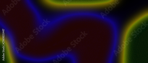 Fotografie Abstract swirling pattern with vibrant blue green and maroon coloration swirl