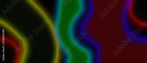 фотографія Colorful wavy lines create an abstract vector illustration with a dark backgroun