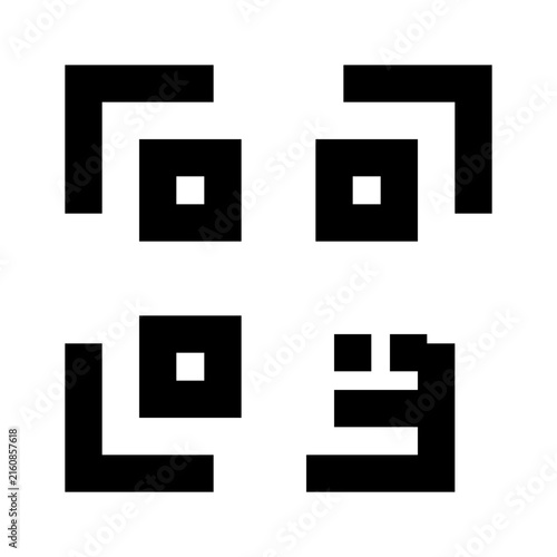 Abstract geometric shapes with clean lines and minimalist elements on a white background