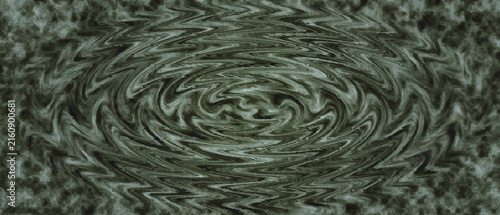 Принти на полотні Dark ripple textured surface with concentric wavy patterns expanding outwards