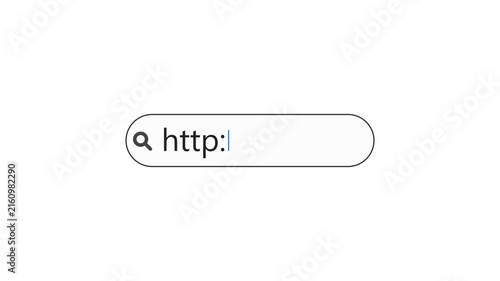 Minimalist Search Bar UI Animation Overlay for Web Browsing and Engine Concepts