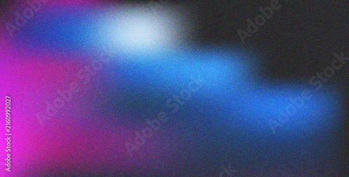 Fotografie Vibrant abstract gradient texture with grainy noise effect featuring soft glowin