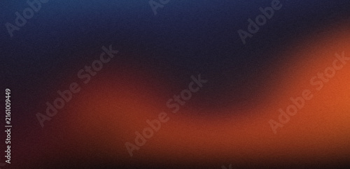 Abstract dark background with smooth orange light wave