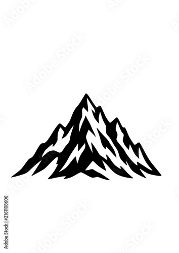 mountain landscape vector
