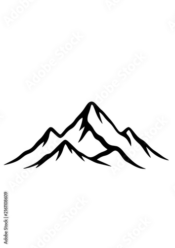 mountain landscape vector