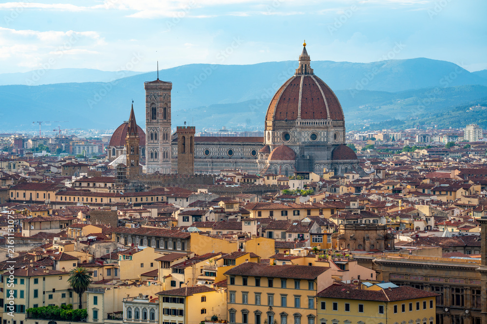 Fototapeta premium Kathedrale Santa Maria del Fiore in Florenz, Toskana 