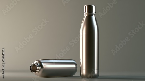 Steel bottles product display
