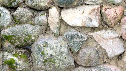 stones are arranged in a chaotic order and are a texture