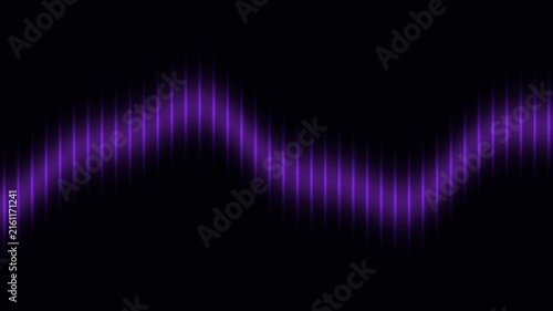 Colorful Wave Particle Background This clip displays colorful wave particles in motion. The background features a flowing design loop that fits well in live visuals for concerts, clubs, and LED scree
