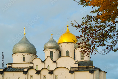 Quadro su tela St Sophia cathedral in Veliky Novgorod Russia