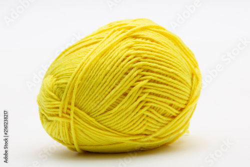 Fotografie A ball of acrylic yarn for crocheting and knitting