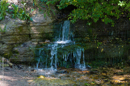 Photography One of the famous Sloveniskie springs on a June day
