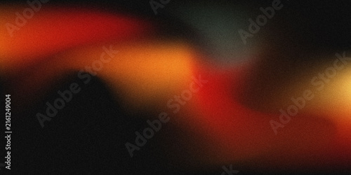 Abstract blurred red orange and golden light background with dark black shadows, vibrant glowing bokeh texture, cinematic warm colors, modern atmospheric backdrop for design