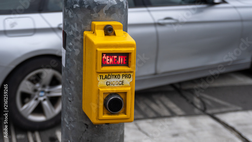 Obraz na płótnie crosswalk trigger