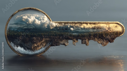 The key word represents a climate change tipping point like a ticking time bomb.
