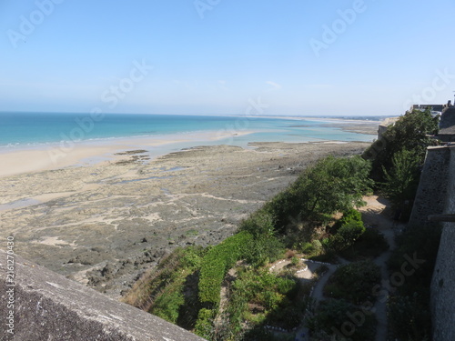 Plage de Granville, Manche, Cotentin, Normandie, France