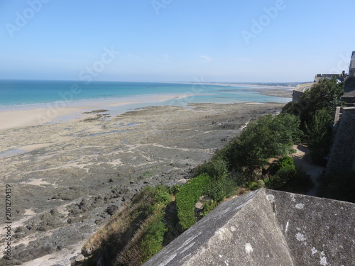 Plage de Granville, Manche, Cotentin, Normandie, France