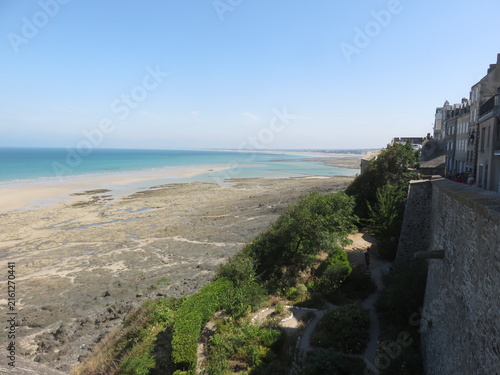 Plage de Granville, Manche, Cotentin, Normandie, France