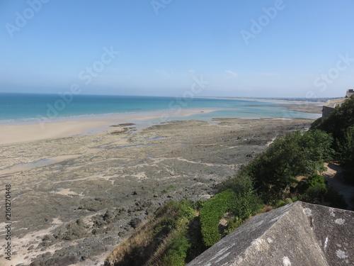 Plage de Granville, Manche, Cotentin, Normandie, France