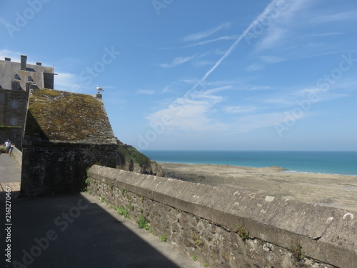 Plage de Granville, Manche, Cotentin, Normandie, France