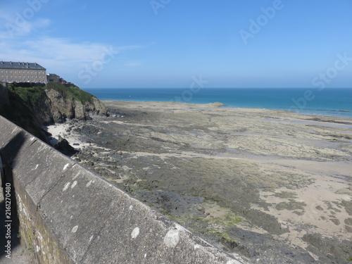 Plage de Granville, Manche, Cotentin, Normandie, France