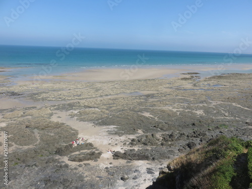 Plage de Granville, Manche, Cotentin, Normandie, France